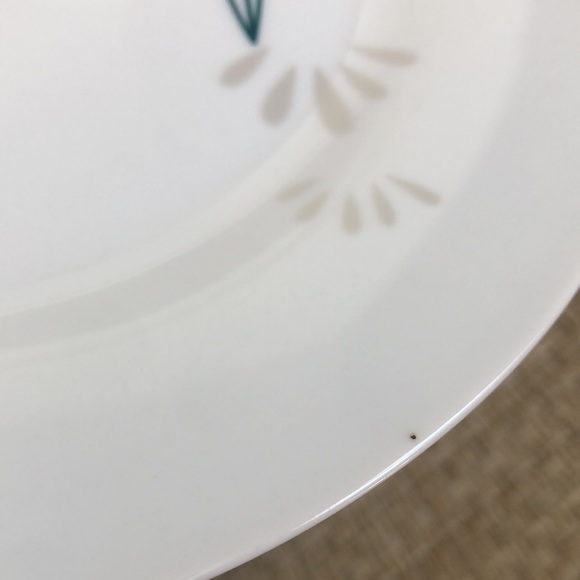 Pier 1 KUI HUA Set Of Five Salad Luncheon Plates MCM Starburst Atomic Style - Picture 10 of 10